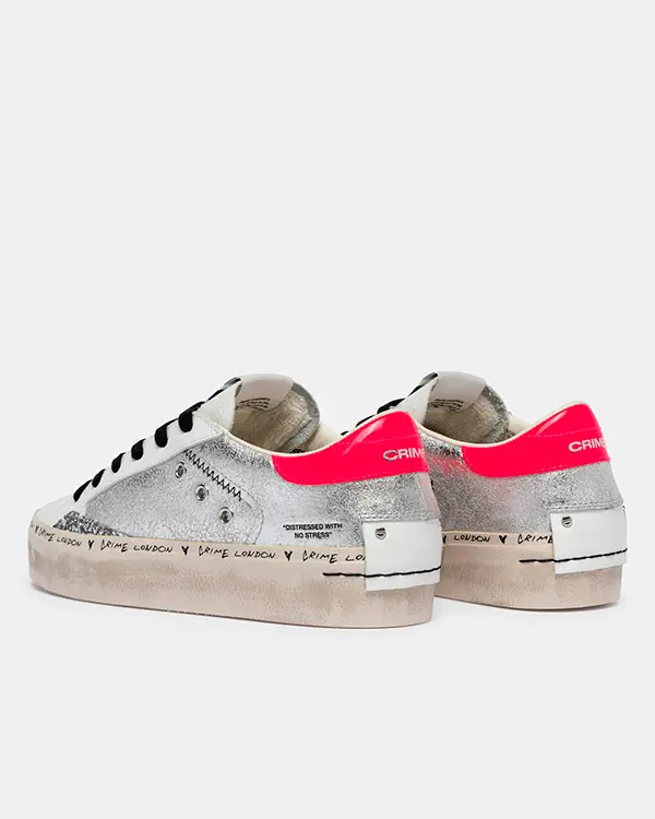 "Silver Shine" sneakers Crime London - Imagen 4