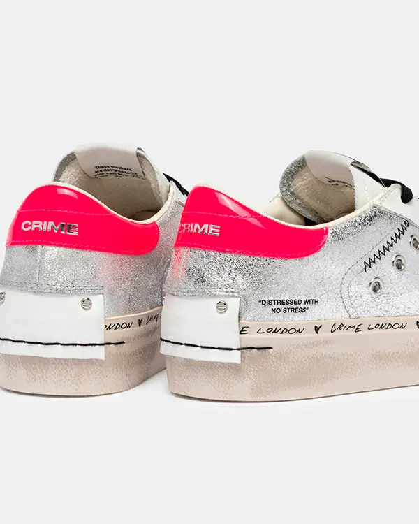 "Silver Shine" sneakers Crime London - Imagen 5