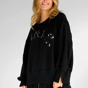"Peace lentejuelas" sudadera Miss Goodlife