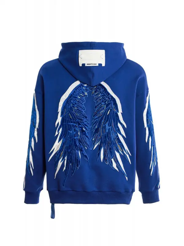"Lungara azul capucha" sudadera unisex MWM