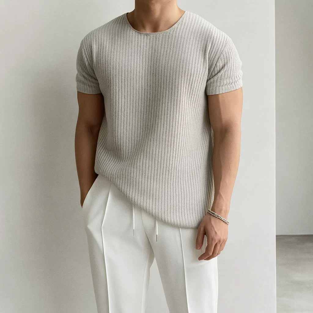 Camiseta de punto elegante - Imagen 5