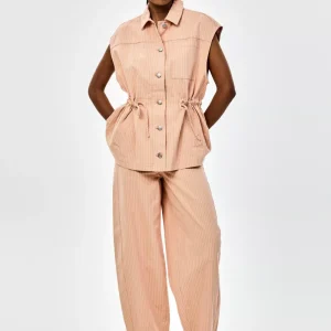 Pantalón globo rayitas relieve CKS