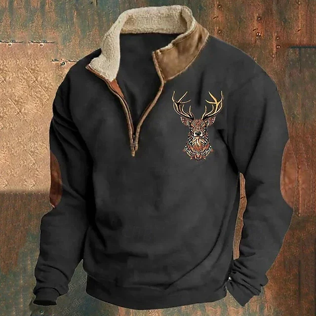 Jersey vintage con cremallera - Imagen 4