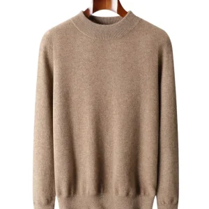 Jersey de cachemira con cuello alto
