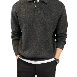 Elegante jersey polo de punto