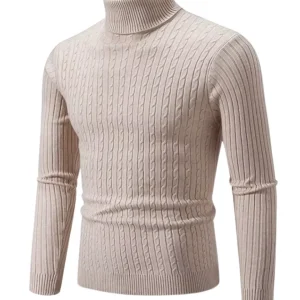 Jersey de cuello alto de alta gama para hombre