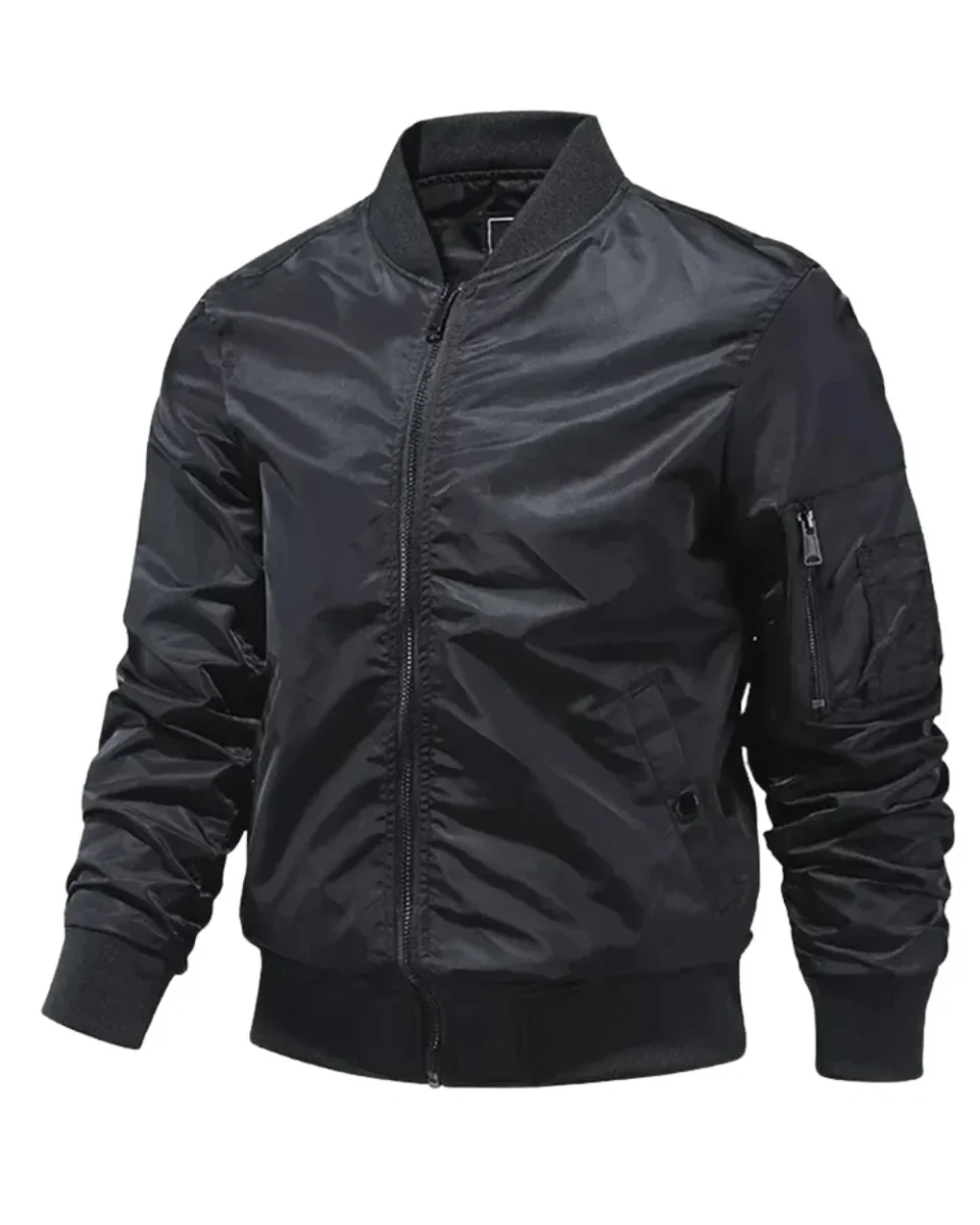Chaqueta bomber informal para hombre