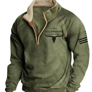Jersey vintage con cremallera