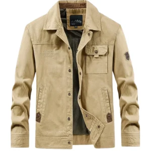 Chaqueta cortavientos de algodón