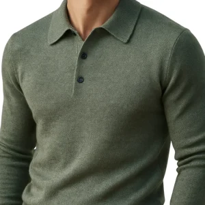Elegante polo de lana