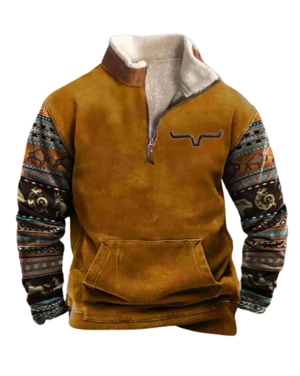 Jersey vintage con cremallera - Imagen 2