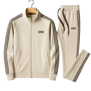 Conjunto elegante de algodón para hombre