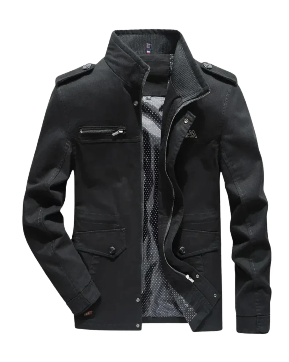 Elegante chaqueta cargo de algodón - Imagen 2