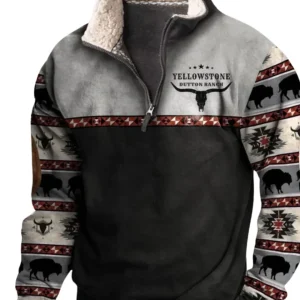 Jersey vintage con cremallera