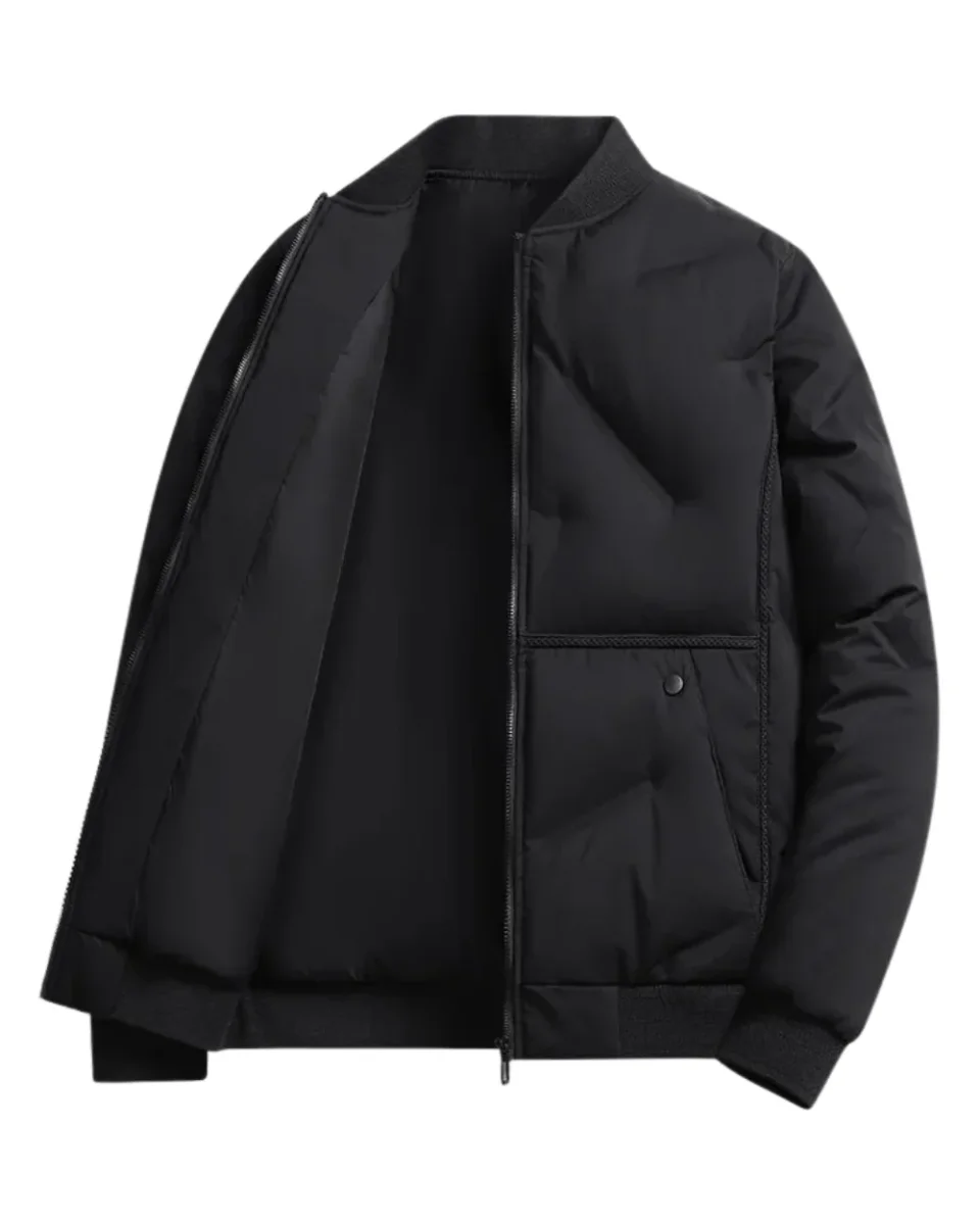 Elegante chaqueta de béisbol de algodón