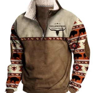 Jersey vintage con cremallera