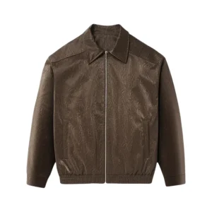 Elegante chaqueta con cremallera