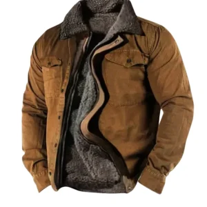 Chaqueta vintage de algodón de estilo western