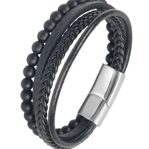 Pulsera de acero de lujo para hombre