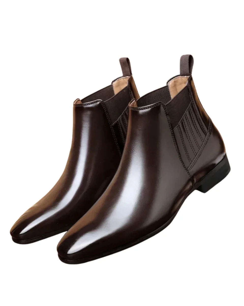 Botas elegantes de piel - Imagen 2