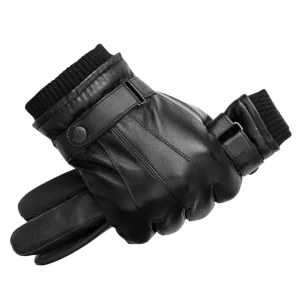 Guantes de piel elegantes