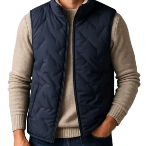 Elegante chaleco de sherpa