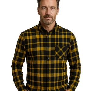 Camisa de cuadros para hombre