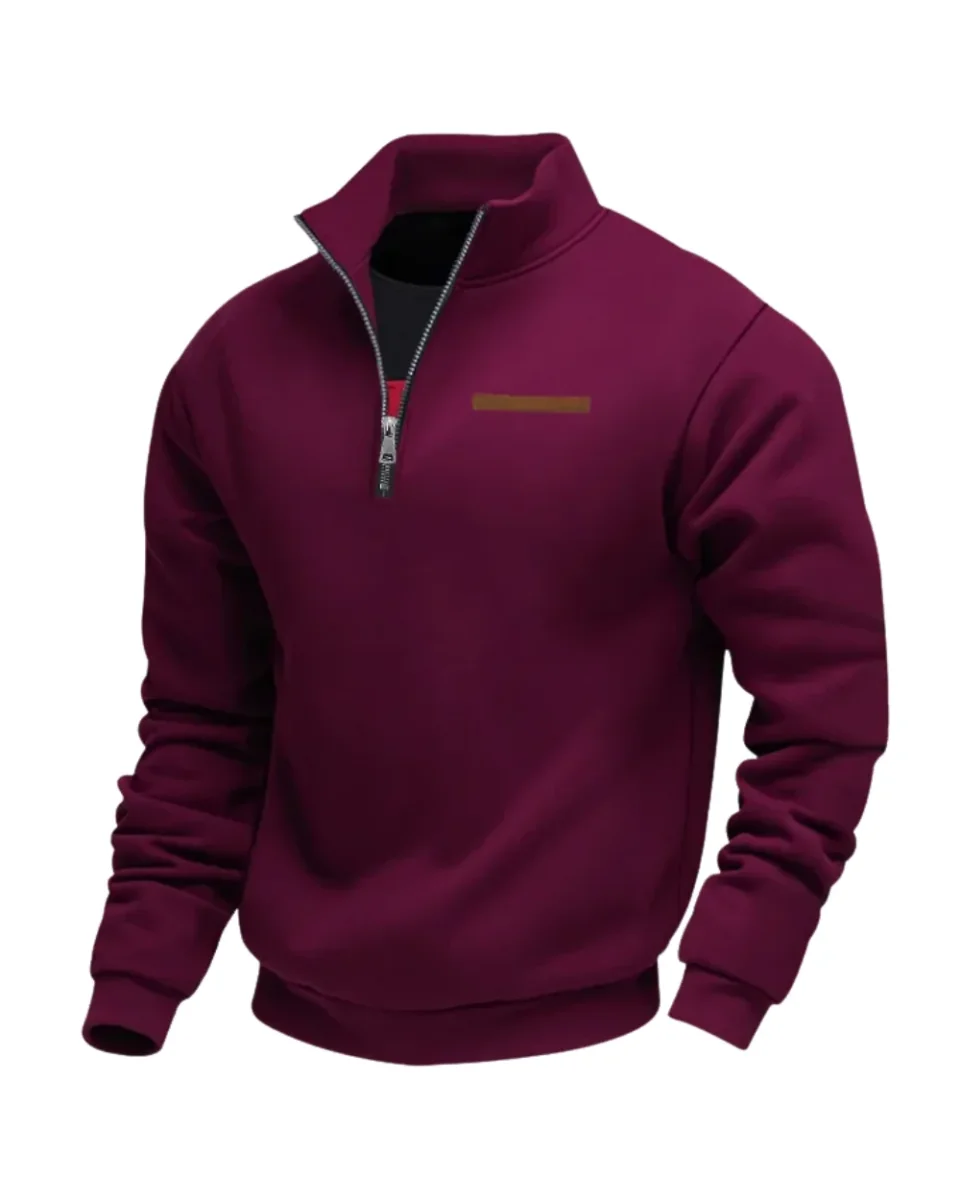 Jersey informal de forro polar con cremallera