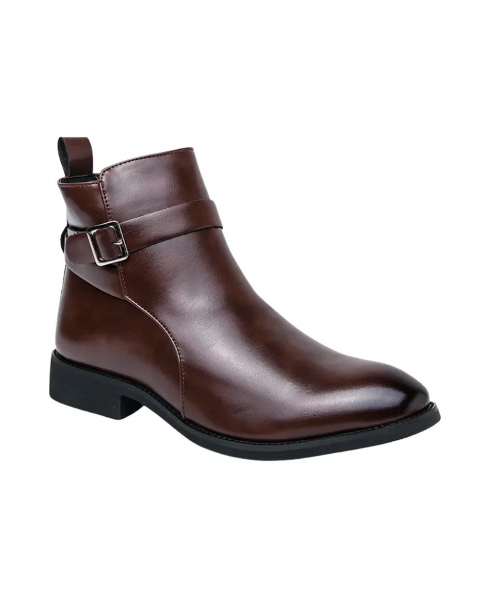 Elegantes botines de piel - Imagen 2