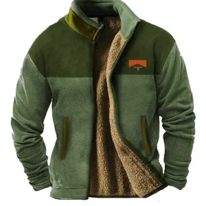 Chaqueta vintage con cremallera