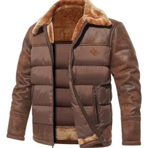 Elegante chaqueta con forro polar