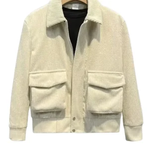 Elegante chaqueta de pana