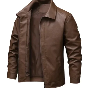 Chaqueta motera vintage de cuero
