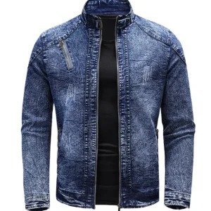 Chaqueta de moto vaquera
