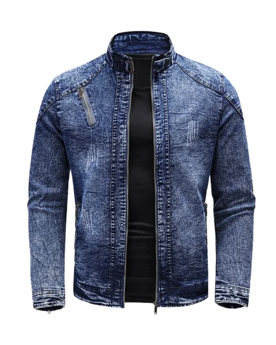 Chaqueta de moto vaquera - Imagen 2