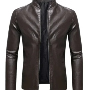 Chaqueta de cuero clásica