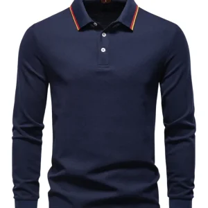 Elegante jersey tipo polo