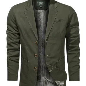 Blazer elegante de algodón