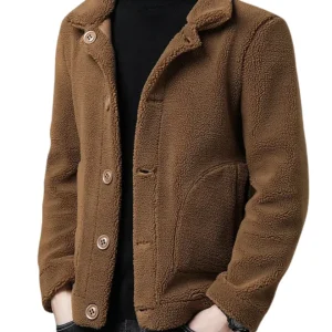Chaqueta de felpa con forro de lana