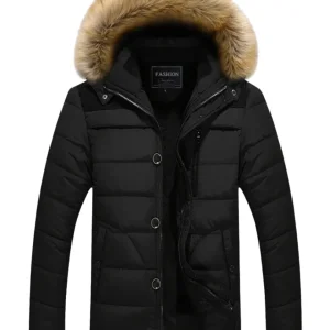 Elegante chaqueta de forro polar con capucha