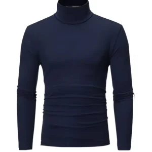 Jersey de cuello alto elegante para hombre