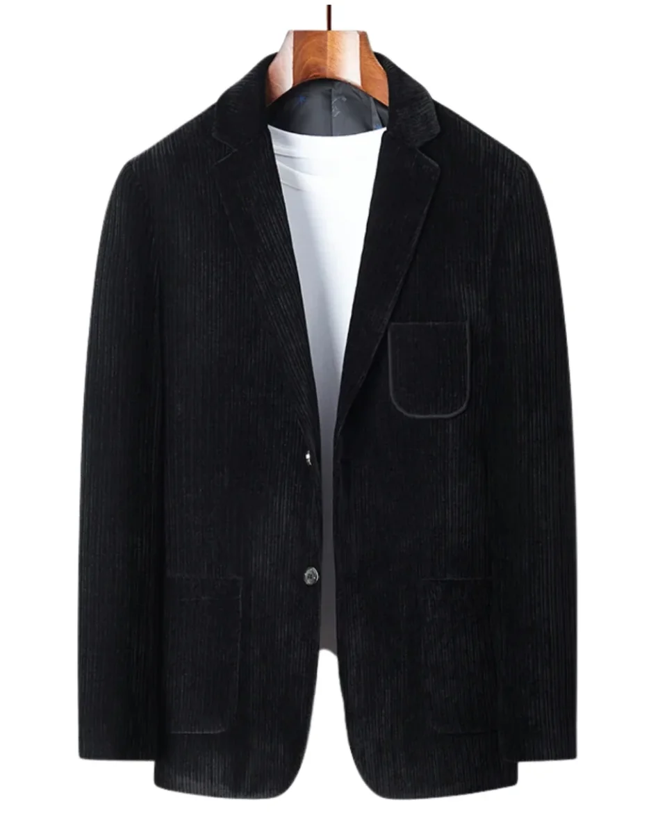 Elegante chaqueta de traje de pana