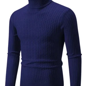Jersey de cuello alto elegante para hombre