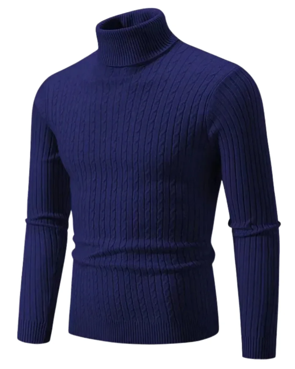 Jersey de cuello alto elegante para hombre