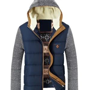 Elegante chaqueta acolchada