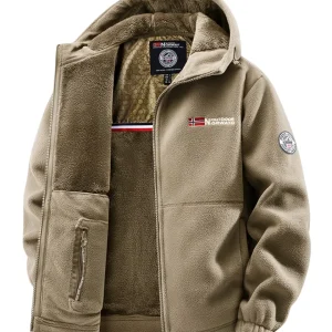 Elegante chaqueta de forro polar térmico