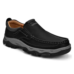 Zapatos elegantes de piel sin cordones