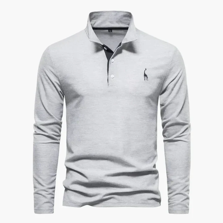 Polo à manches longues classique pour homme – Style élégant et polyvalent - Imagen 5