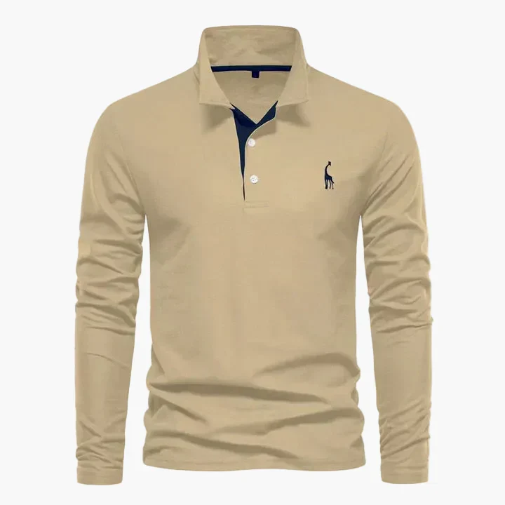 Polo à manches longues classique pour homme – Style élégant et polyvalent - Imagen 6