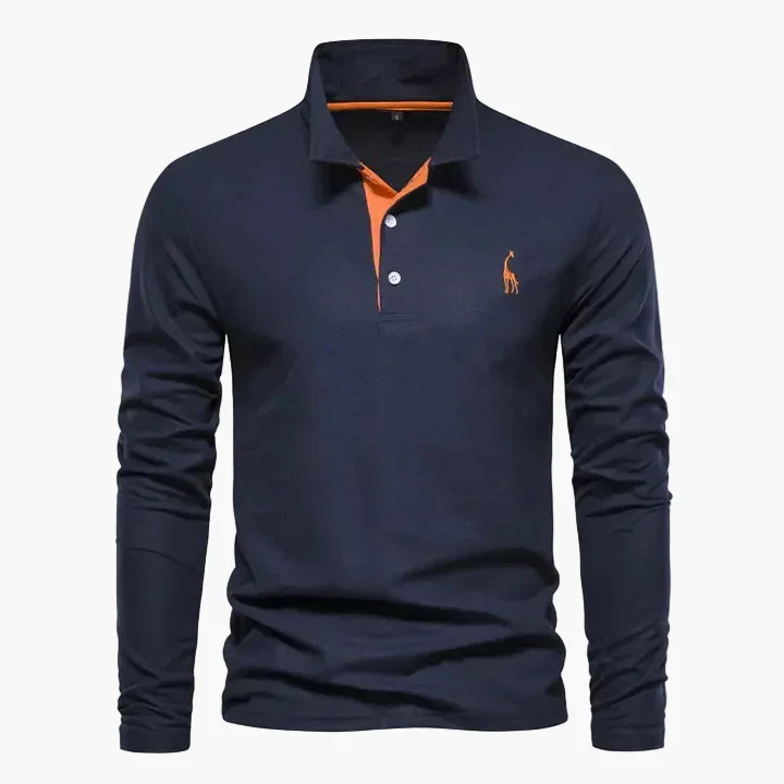 Polo à manches longues classique pour homme – Style élégant et polyvalent - Imagen 7